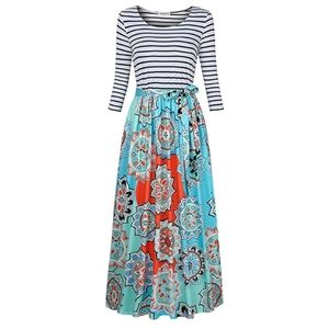 Casual Floral Printed Elegant Dress